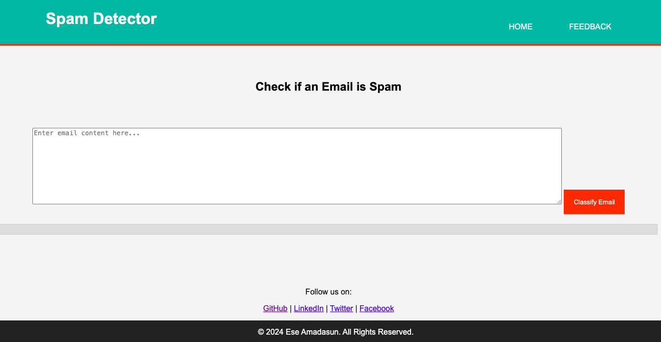 Spam Email Detector